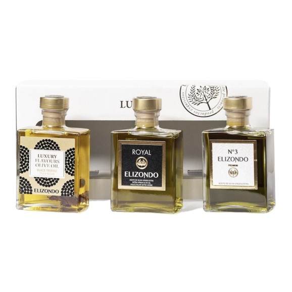 Elizondo Luxury Collection Etui 3x200 ml. - Oliva Oliva