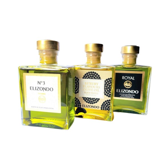 Elizondo Luxury Collection Etui 3x200 ml. - Oliva Oliva