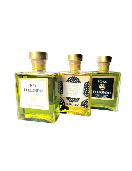 Elizondo Luxury Collection Etui 3x200 ml. - Oliva Oliva
