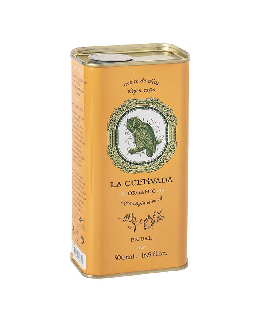 La Cultivada Picual Bidon métal 500 ml. - Oliva Oliva