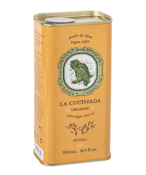 La Cultivada Picual Bidon métal 500 ml. - Oliva Oliva