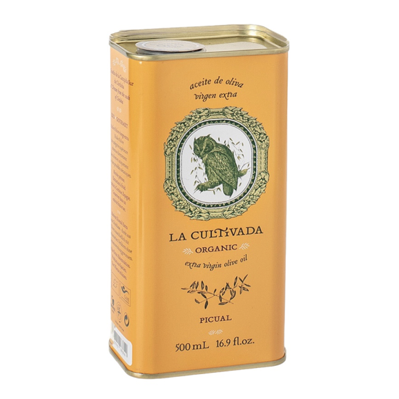 La Cultivada Picual Bidon métal 500 ml. - Oliva Oliva