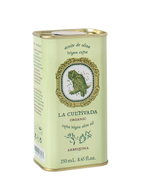 La Cultivada Arbequina Blechdose 250 ml. - Oliva Oliva
