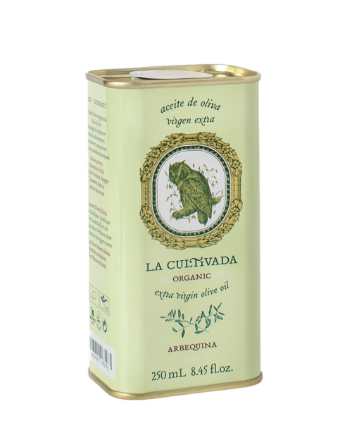 La Cultivada Arbequina Tin 250 ml. - Oliva Oliva