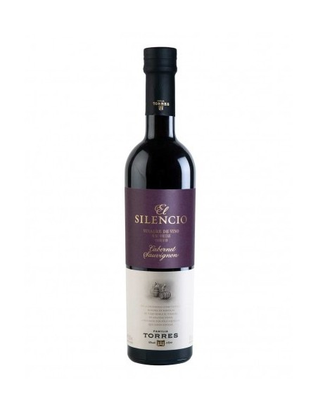 El Silencio Vinagre tinto Cabernet Sauvignon - Botella de vidrio 500 ml.