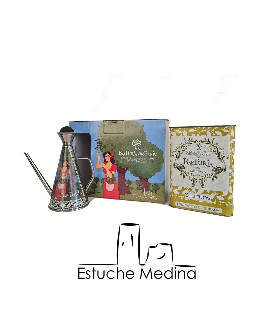 Baeturia Estuche Medina - Lata 3L ecológica + aceitera