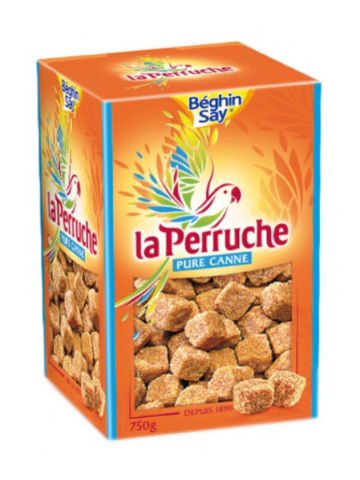 La Perruche Béghin Say Morceaux de sucre roux 750 gr. - Oliva Oliva