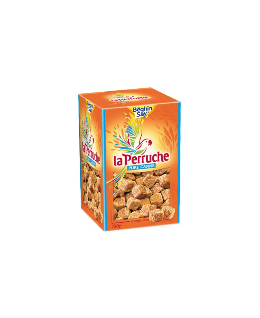 La Perruche Béghin Say Brauner Würfelzucker 750 gr. - Oliva Oliva