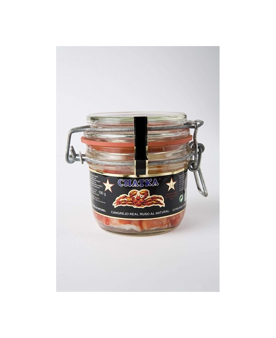Chatka Crabe royal russe 100% de pattes Pot verre 310 gr - Oliva Oliva