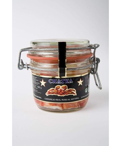 Chatka Cangrejo Real Ruso 100% patas Tarro 310 gr. - Oliva Oliva