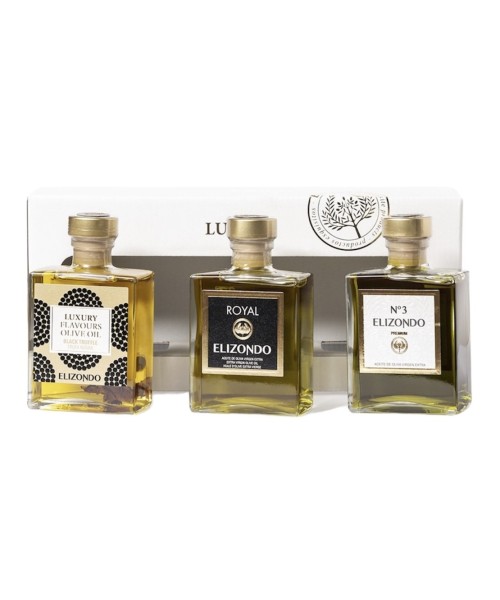 Elizondo Luxury Collection Etui 3x200 ml. - Oliva Oliva