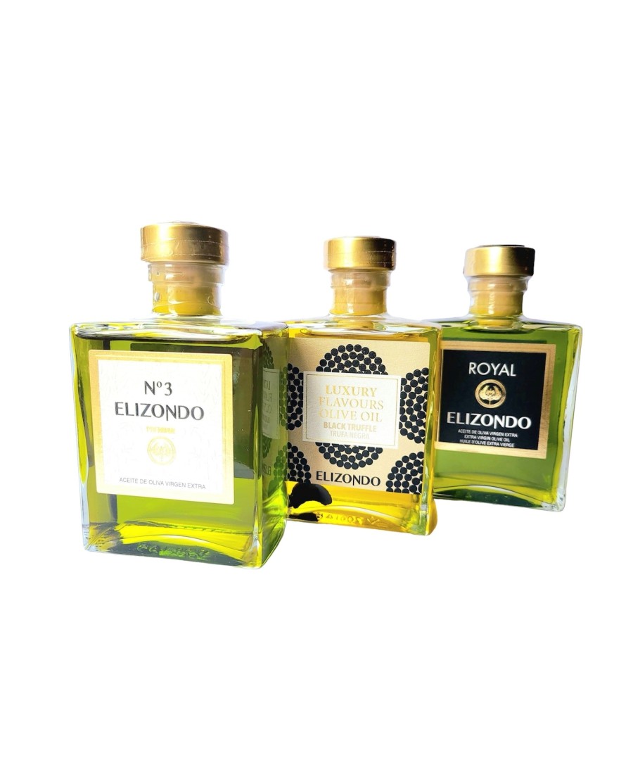 Elizondo Luxury Collection Etui 3x200 ml. - Oliva Oliva