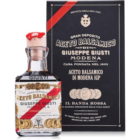 Giuseppe Giusti Vinaigre Balsamique de Modène Banda Rossa - Oliva Oliva