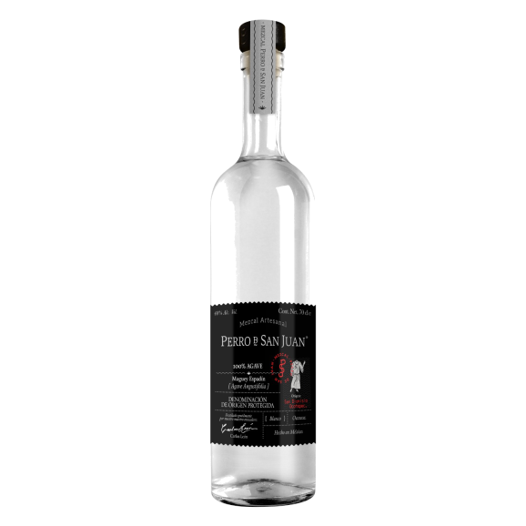 Perro de San Juan Mezcal Espadín Negro Bottle 700 ml. - Oliva Oliva