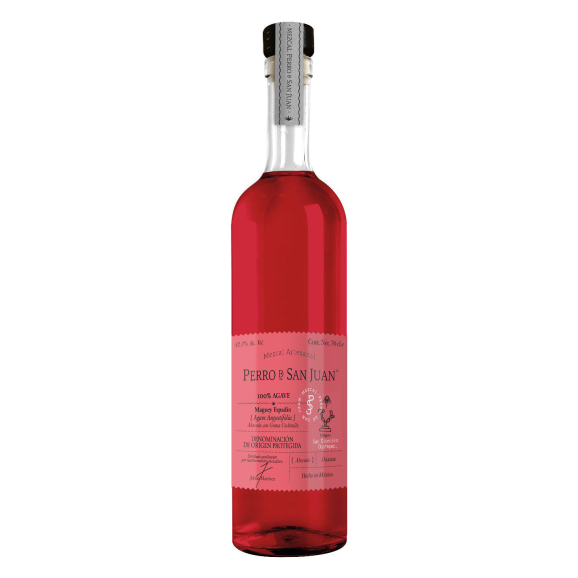 Perro de San Juan Mezcal Grana Cochinilla 700 ml. - Oliva Oliva