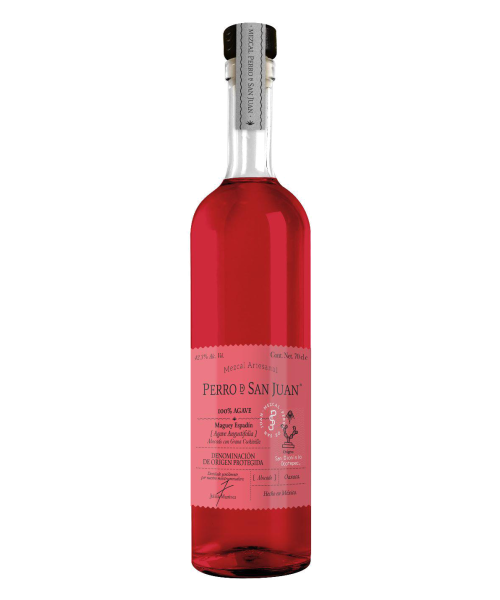 Perro de San Juan Mezcal Grana Cochinilla Bottle 700 ml. - Oliva Oliva