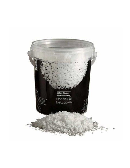Sal de Añana Flower of salt flakes - Cube 500 gr. - Oliva Oliva