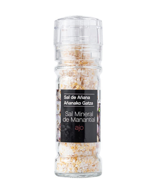 Sal de Añana Mineral Spring Salz mit Knoblauch 75 gr. - Oliva Oliva