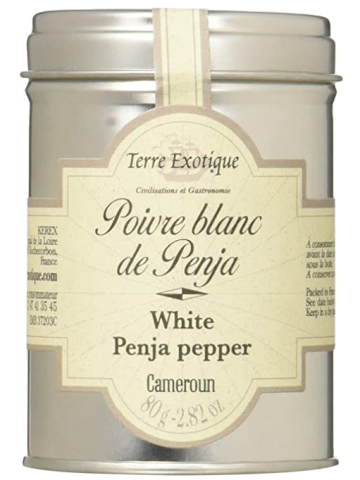 Terre Exotique Poivre blanc de Penja Pot 80 gr. - Oliva Oliva