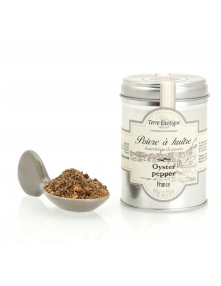 Terre Exotique Pimienta para ostras Bote 60 gr. - Oliva Oliva