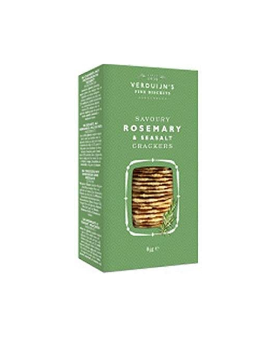 Verduijn's Crackers with rosemary and salt Pack 75 gr. - Oliva Oliva