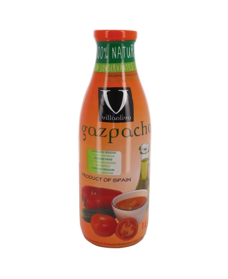 Villaolivo Gazpacho Glasflasche 1 l. - Oliva Oliva