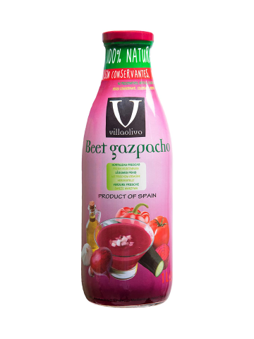 Villaolivo Gazpacho de betteraves Bouteille en verre 1 l. - Oliva Oliva