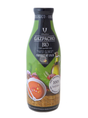 Villaolivo Gazpacho BIO Bouteille en verre 1 l. - Oliva Oliva