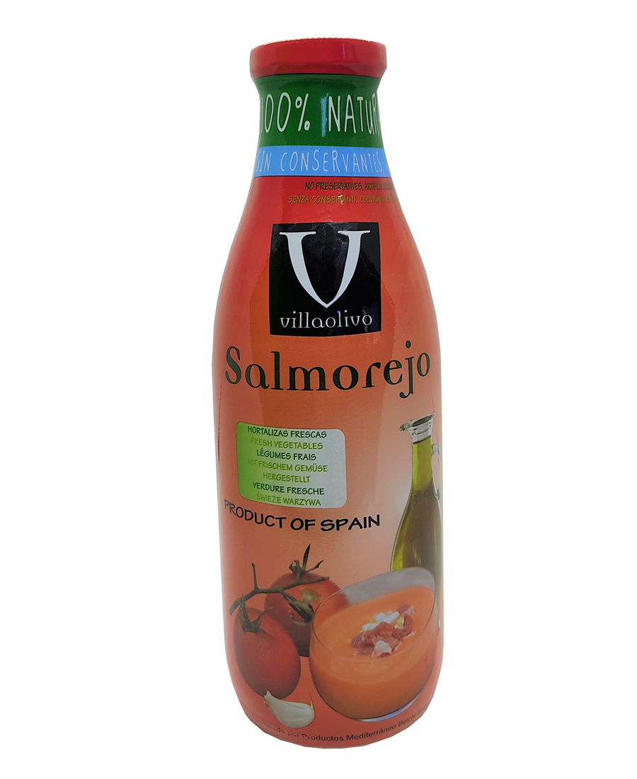 Villaolivo Salmorejo BIO sans gluten Bouteille 1L - Oliva Oliva