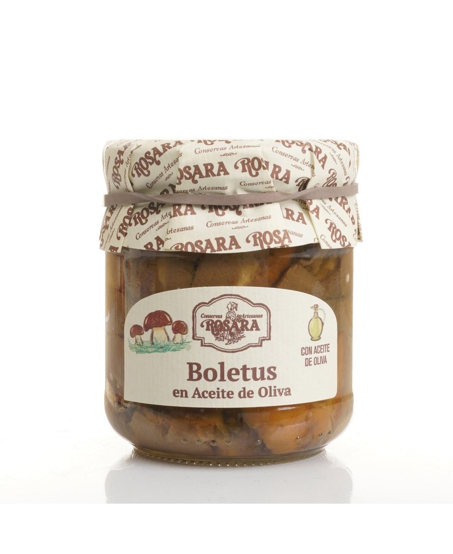 Rosara Boletus en Aceite de Oliva Tarro 212 ml. - Oliva Oliva