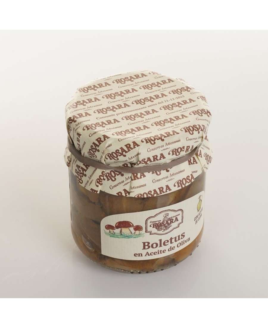 Rosara Boletus en Aceite de Oliva Tarro 212 ml. - Oliva Oliva