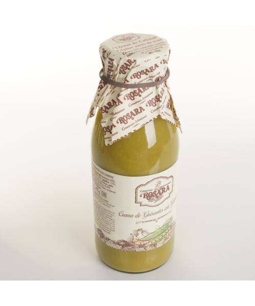 Conservas Artesanas Rosara Crema De Guisantes Con Gambas Botella 500 ML