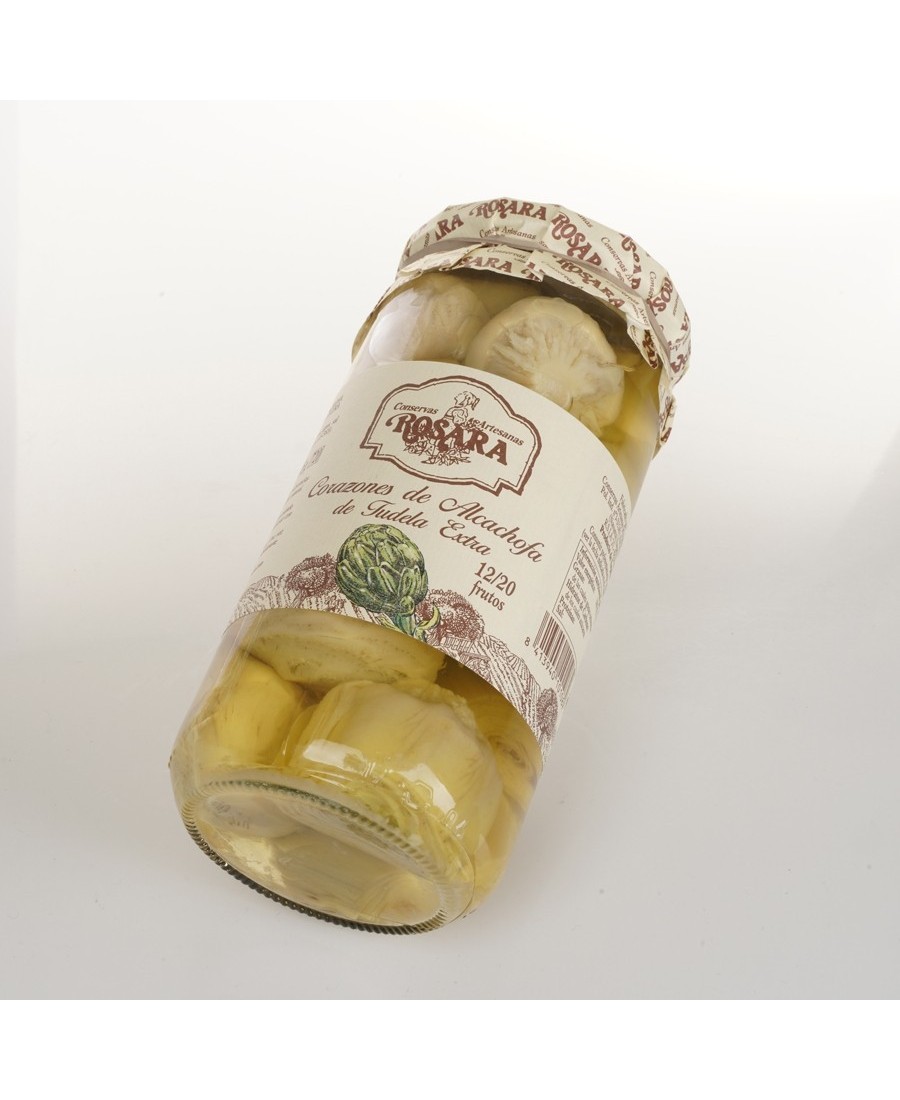 Conservas Artesanas Rosara Corazones De Alcachofa De Tudela I.G.P. Tarro 720 ML
