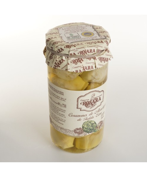 Conservas Artesanas Rosara Corazones De Alcachofa De Tudela I.G.P. Tarro 720 ML