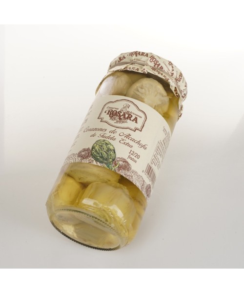 Conservas Artesanas Rosara Corazones De Alcachofa De Tudela I.G.P. Tarro 720 ML