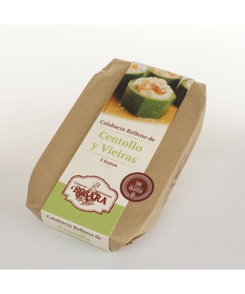 Conservas Artesanas Rosara Calabacin Rell. centollo Y Vieira Lata A-F 270 ML