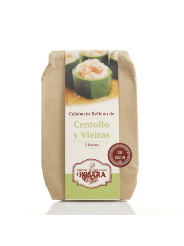 Conservas Artesanas Rosara Calabacin Rell. centollo Y Vieira Lata A-F 270 ML