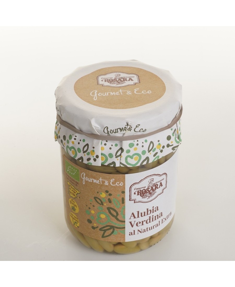 Conservas Artesanas Rosara Alubia Verdina Extra Ecológica Al Natural - Tarro 445 ML