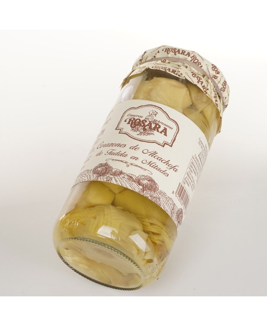 Conservas Artesanas Rosara Alcachofa De Tudela En Mitades I.G.P. - Tarro 720 ML
