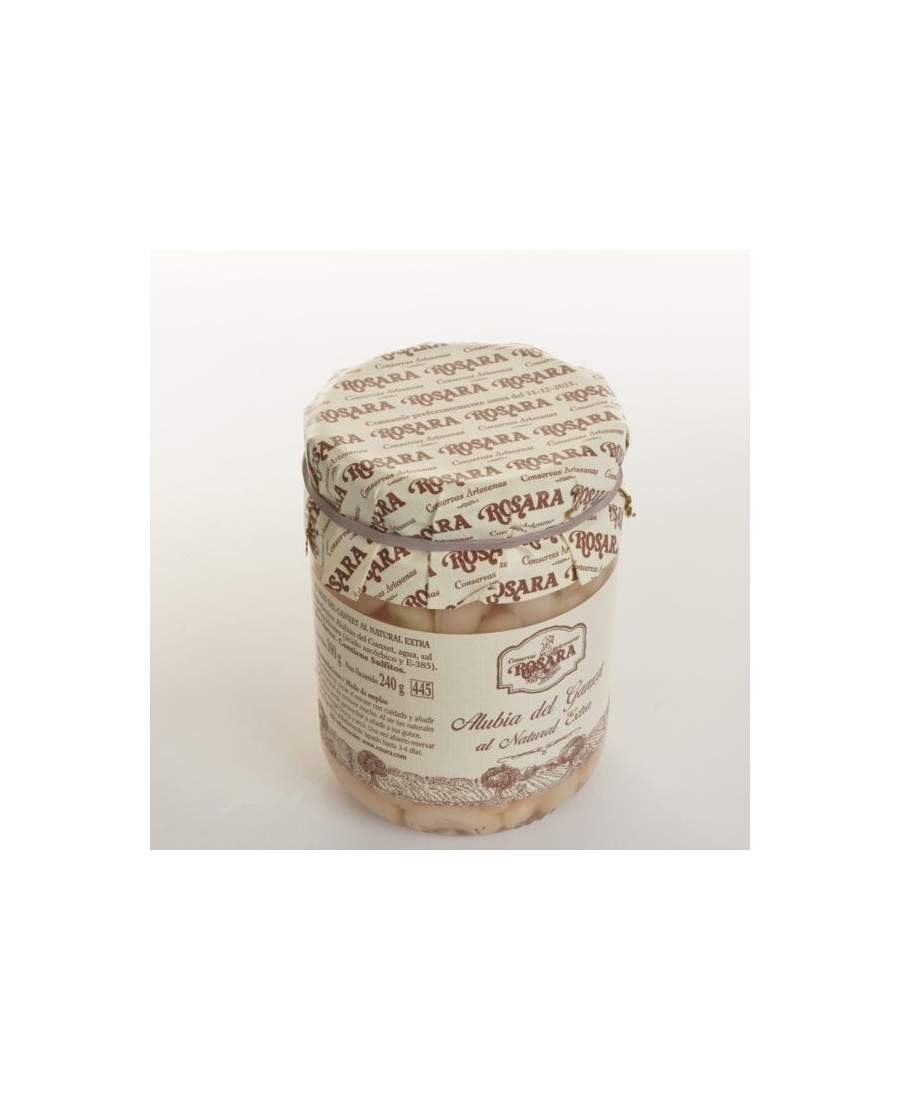 Conservas Artesanas Rosara Ganxet Bohne - Glas 445 ml.