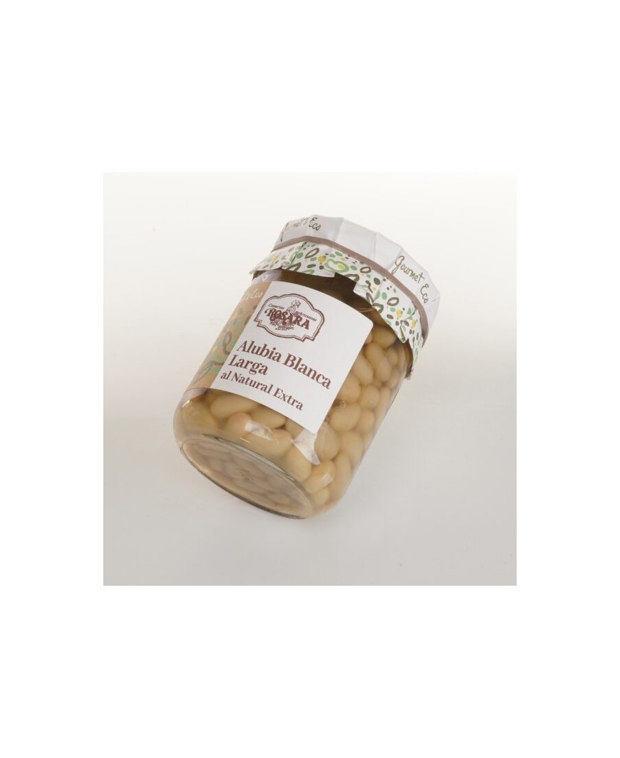 Conservas Artesanas Rosara Alubia Blanca Larga Ecologica - Tarro 445 ML