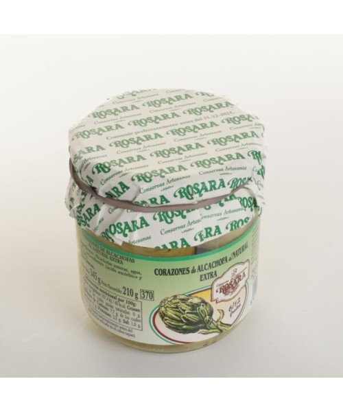 Conservas Artesanas Rosara Alcachofa Corazones - Tarro 370 ML