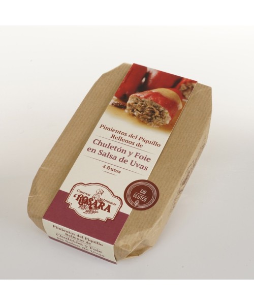 Conservas Artesanas Rosara Pimiento Relleno de Chuletón y Foie Lata 270 ML