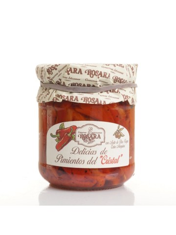 Conservas Artesanas Rosara Pimiento del Cristal Natural Tarro 212 ML
