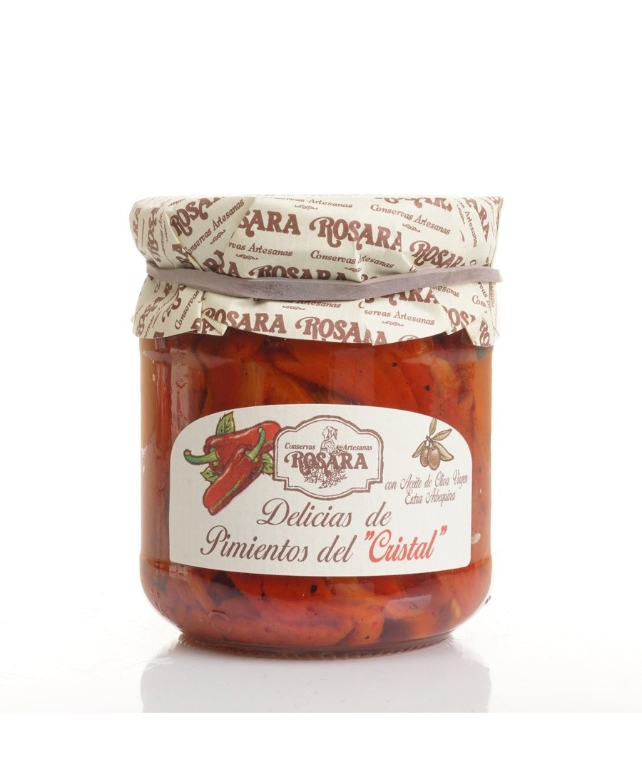 Conservas Artesanas Rosara Pimiento del Cristal Natural Tarro 212 ML