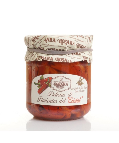 Conservas Artesanas Rosara Delicias de Pimiento Tarro Cristal 212 ML