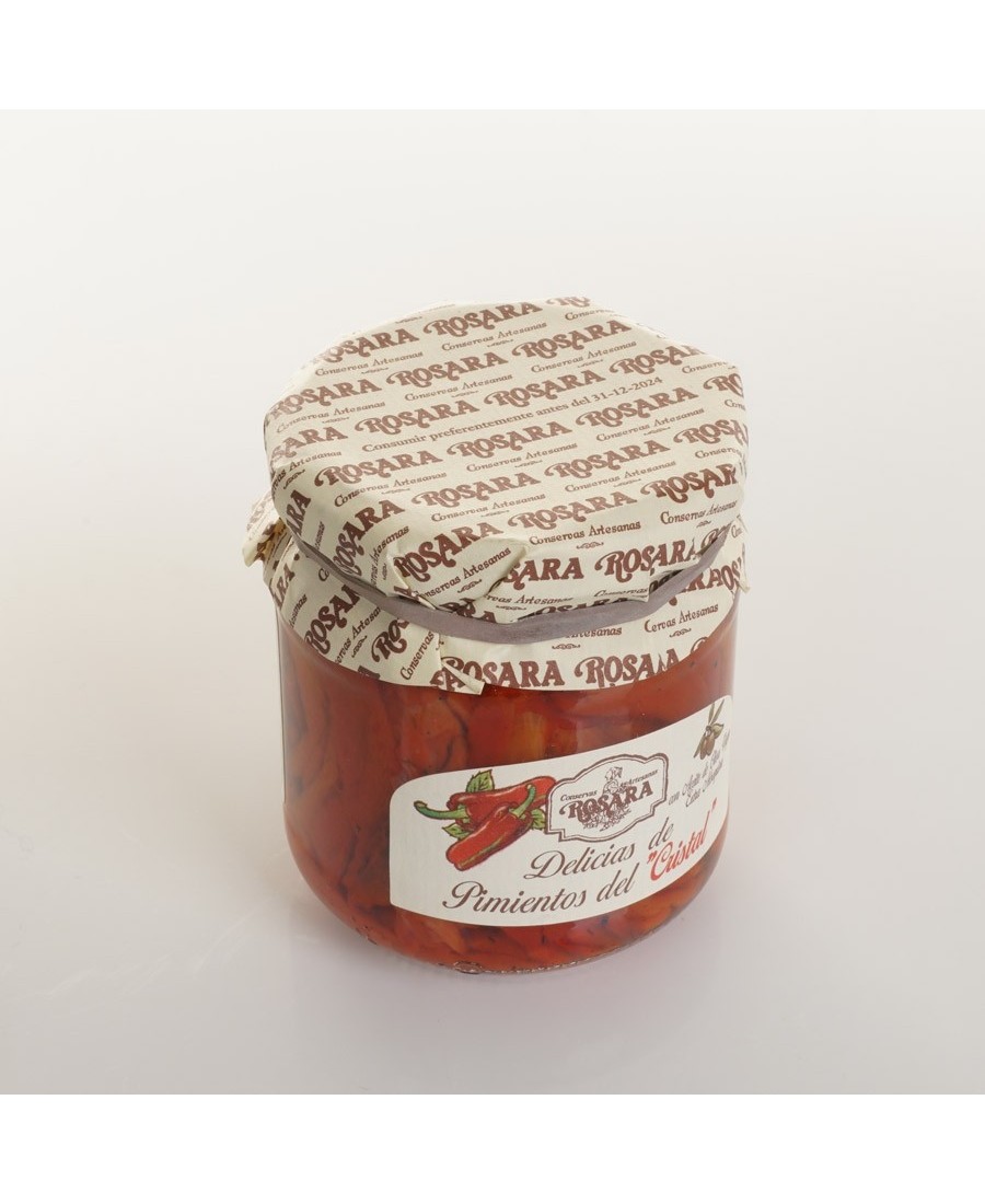 Conservas Artesanas Rosara Delicias de Pimiento Tarro Cristal 212 ML