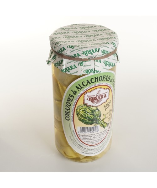 Conservas Artesanas Rosara Alcachofa Corazones - Tarro 720 ML