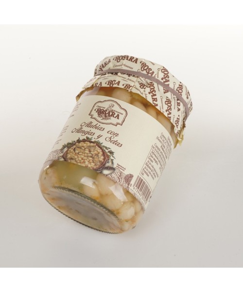 Conservas Artesanas Rosara Alubias Con Almejas y Setas - Tarro 445 ml