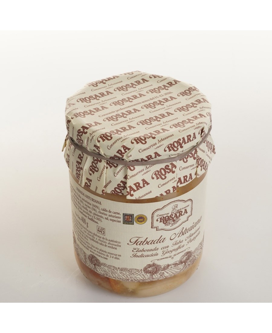 Conservas Artesanas Rosara Asturische Fabada I.G.P. - Glas 445 ml.